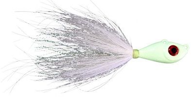 Mustad Big Eye Bucktail Jig 8 Glow