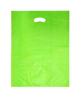 LARGE GREEN HDPE DIE CUT BAGS