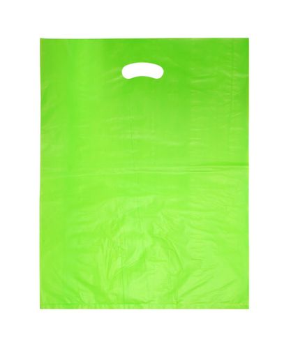 LARGE GREEN HDPE DIE CUT BAGS