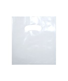 BABY WHITE LDPE DIE CUT BAGS