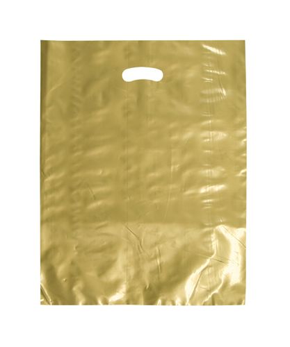 LARGE GOLD LDPE DIE CUT BAGS