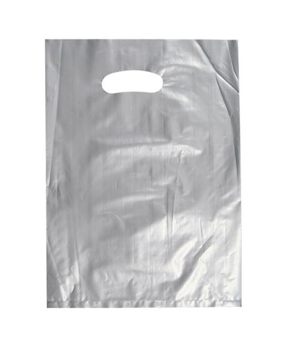 SMALL SILVER LDPE DIE CUT BAGS