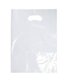 SMALL WHITE LDPE DIE CUT BAGS