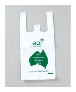 DEGRADABLE SMALL SINGLET BAGS - WHITE