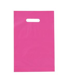 SMALL MAGENTA MDPE DIE CUT BAGS/ EPI