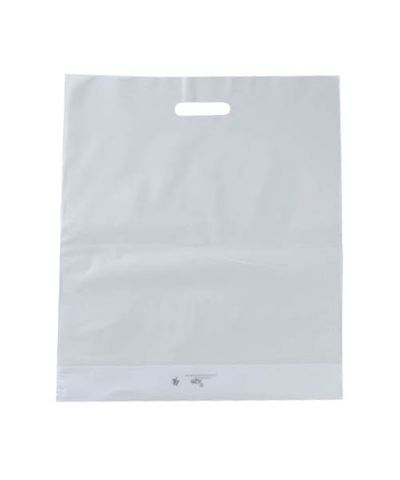 LARGE NATURAL MDPE DIE CUT BAGS/ EPI