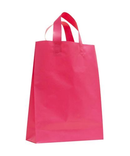 SMALL MAGENTA MDPE SOFT LOOP BAGS/ EPI