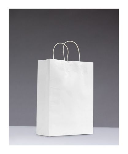 SMALL WHITE TWISTED HANDLE PAPER BAGS