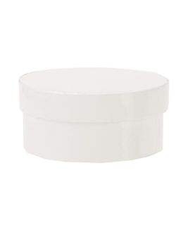 MOD ROUND BOX MEDIUM WHITE OUT