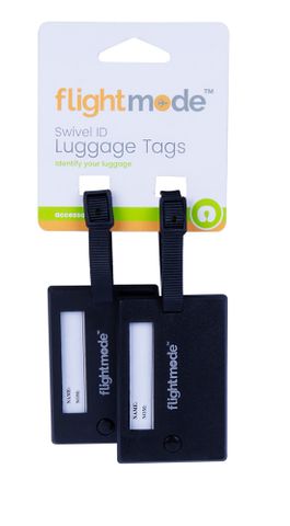 SWIVEL ID LUGGAGE TAGS (2PK)