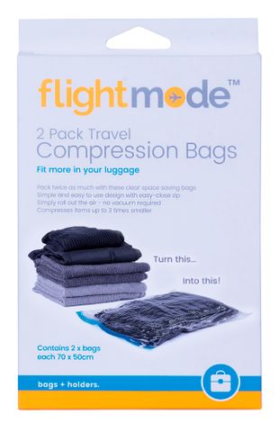 TRAVEL COMPRESSION BAGS (2PK)