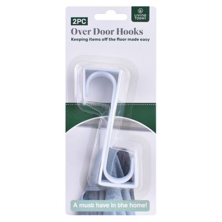 OVER DOOR HOOKS (2PK)