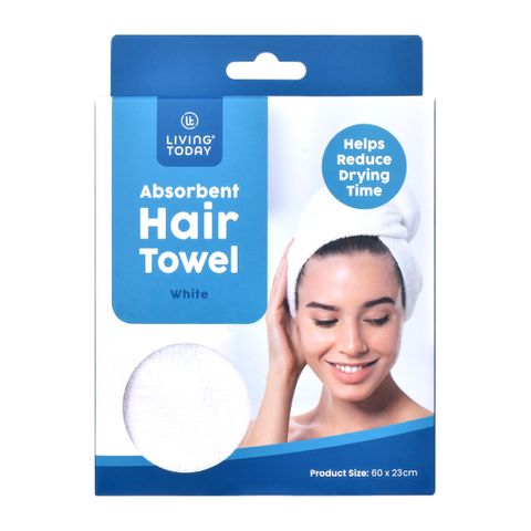 ABSORBENT HAIR TOWEL