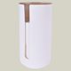 BAMBOO LID TOILET PAPER STORAGE HOLDER