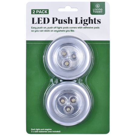 LED PUSH LIGHT PODS (2PK)