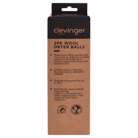 WOOL DRYER BALLS (3PK)