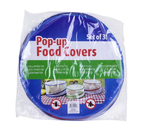 POP UP FOOD COVERS (3PK)