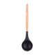 BEECHWOOD & SILICONE LADLE (CHARCOAL)