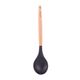 BEECHWOOD & SILICONE SPOON (CHARCOAL)