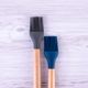 BEECHWOOD & SILICONE BASTING BRUSH - CHARCOAL