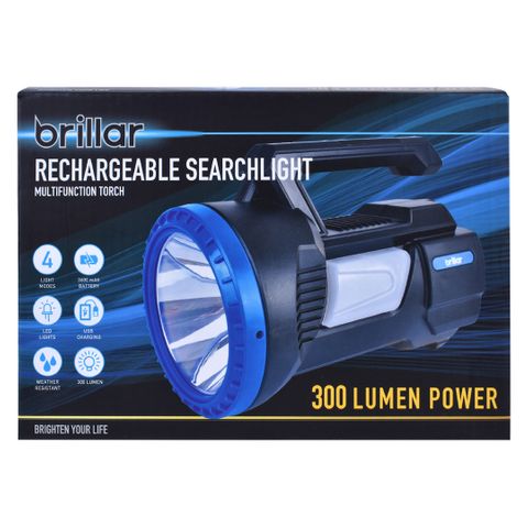 RECHARGEABLE MULTIFUNCTION SEARCHLIGHT