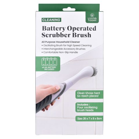 BATTERY OPERATED SCRUBBER BRUSH