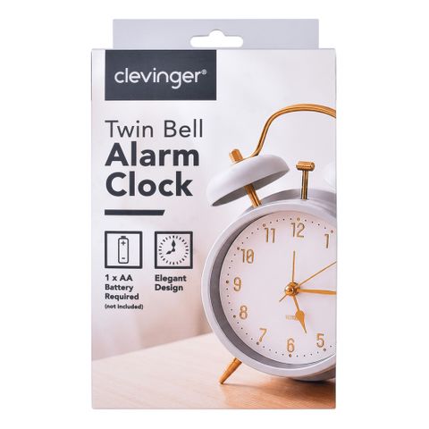 TWIN BELL ALARM CLOCK