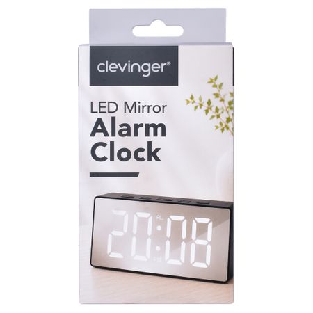 LED MIRROR ALARM CLOCK