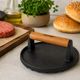 CAST IRON BURGER PRESS