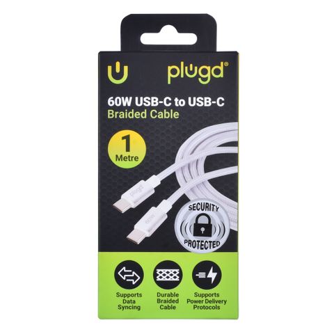 60W CHARGE & SYNC USB C TO USB C 1M