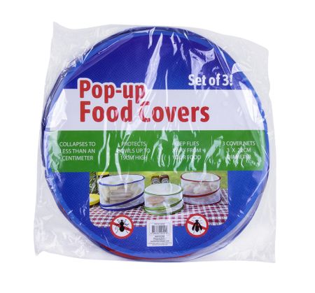 POP UP FOOD COVERS 3PK