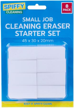SM JOB CLEANING ERASER STARTER PACK 8PK
