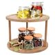 2 TIER BAMBOO LAZY SUSAN - 25CM