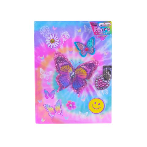 LOCKABLE DIARY BUTTERFLY