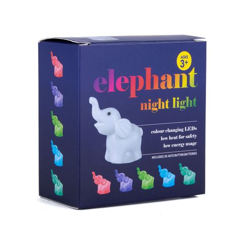 ELEPHANT NIGHT LIGHT COLOUR CHANGING LAMP