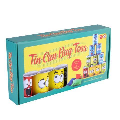 TIN CAN ALLEY GAME
INCLUDING 10 TIN CAN