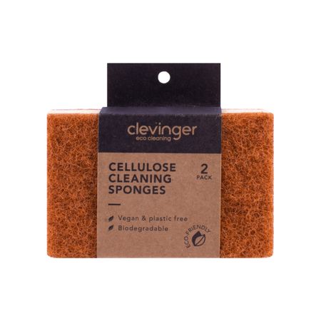 CLEVINGER  2PC Cellulose Cleaning Sponges