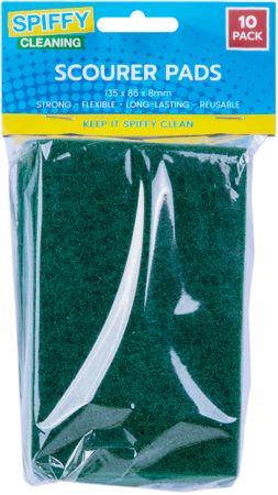 SCOURING PADS 10PK