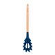 CLEVINGER BEECHWOOD & SILICONE PASTA SERVER  NAVY