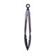 CLEVINGER STAINLESS STEEL & SILICONE TONGS CHARCOAL