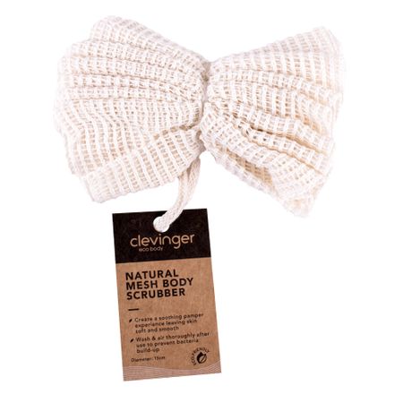 CLEVINGER ECO NATURAL MESH BODY SCRUBBER