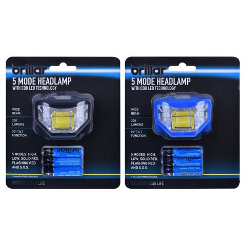 COB LED 5 MODE HEADLAMP