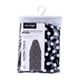 IRONING BOARD COVER 47CM X 135CM BLACK WITH SPOT
