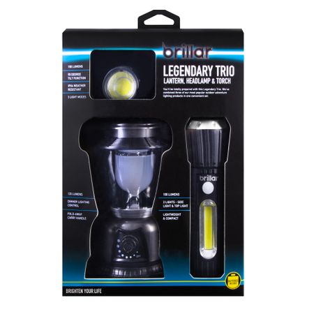 LEGENDARY TRIO: TORCH, HEADLAMP & LANTERN