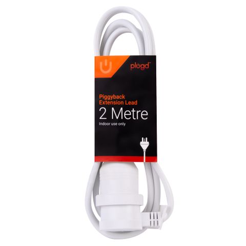 2M PIGGYBACK EXTENSION LEAD
