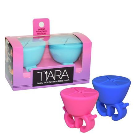 TIARA NAIL POLISH HOLDER 2PK