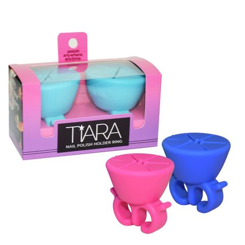 TIARA NAIL POLISH HOLDER 2PK