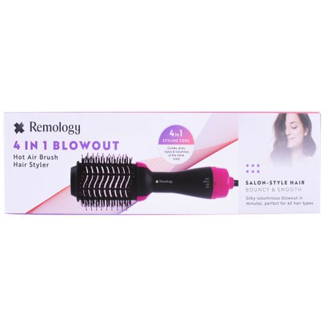 4 IN 1 BLOWOUT HOT AIR BRUSH HAIR STYLER