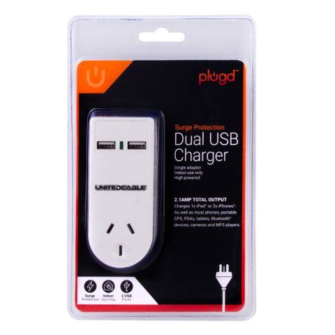 PLUGD V PIGGYBACK USB CHARGER SP