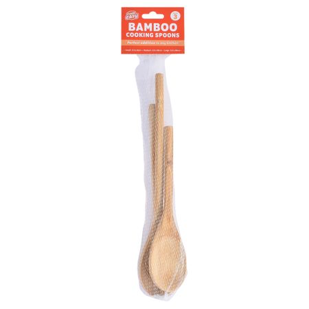 BambooMN Brand - Black 3.5 Round Head Small Solid Bamboo Spice/Salt/Sugar Spoons, 10pcs